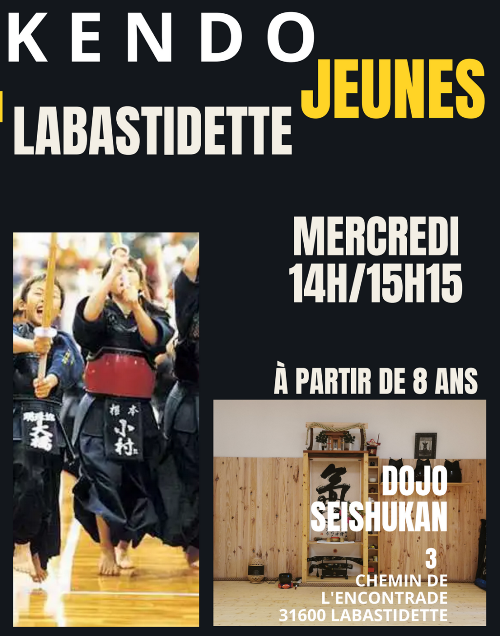 Kendo pour les jeunes à Labastidette